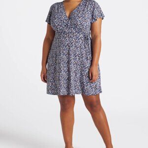 Kaileigh Kaela Faux Wrap Knit Dress – Elegant & Versatile